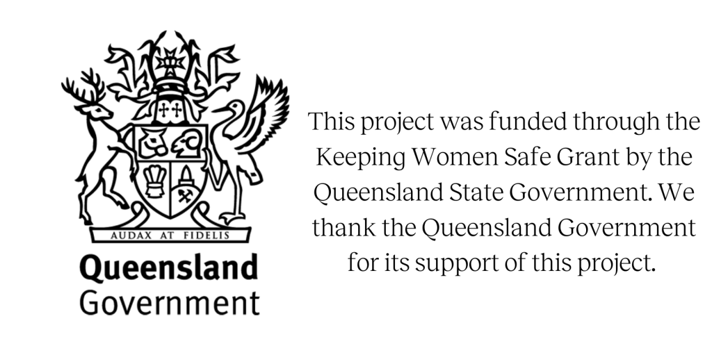 this project was funded through the keeping women safe grant by the queensland state government. we thank the queensland government for its support of this project e1721003933459